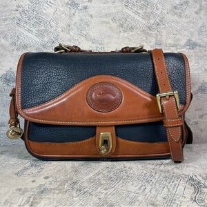 Dooney & Bourke Vintage Carrier Leather Trim Satchel